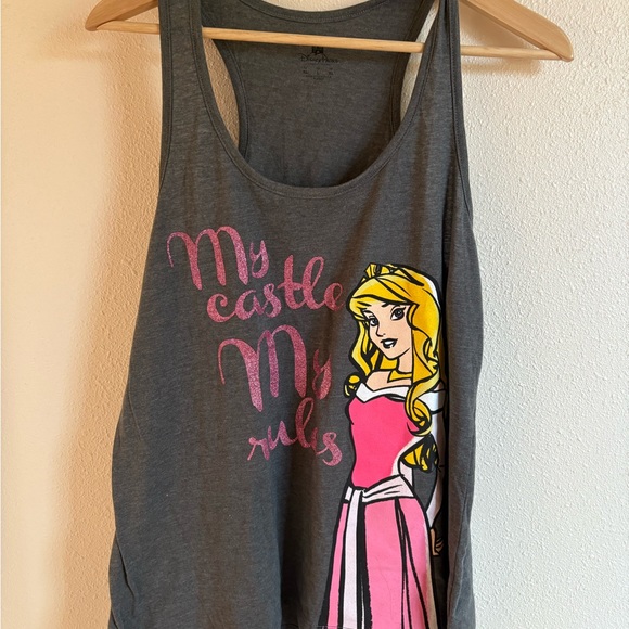 Disney Tops - Disney Gray Graphic Tank Top